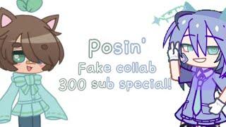 Posin [] gachaclub [] fake colab with @shprout  [] #posinwithshprout