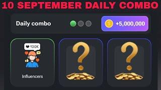 10 SEPTEMBER HAMSTER KOMBAT DAILY COMBO CARDS TODAY