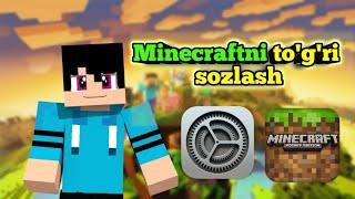 Minecraftni to'g'ri sozlash || Minecraftni nastroyka qilish || Minecraft Uzbek tilida 2023 ||