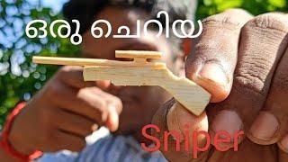 MINI wooden Sniper making in Malayalam by kk craft and fishing