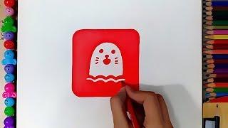 How to Draw the HOLLA App Logo | Video Chat