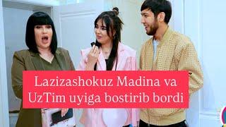 LAZIZASHOKUZ MADINA TOJIBOYEVA VA UZTIM UYIGA BOSTIRIB BORDI@lazizashokuzofficial