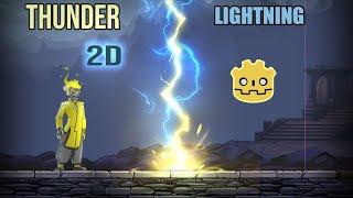 Godot VFX  - 2D  -  Electric Lightning Tutorial