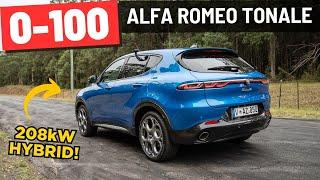 2024 Alfa Romeo Tonale Hybrid (PHEV) review: 0-100, 1/4 mile, 100-0