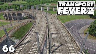 Transport Fever 2 S12/#66: Bau einer neuen Stadt unter Brücken & Korrekturen bei der Hybrid-Strecke