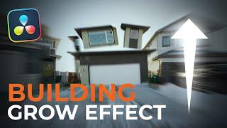 Next-Level Building Grow Effect | DaVinci Resolve Tutorial