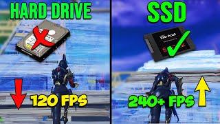 SSD VS HDD Fortnite BenchMarks - How to Boost FPS (Fortnite Chapter 2 Season 4)