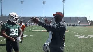 JAMES HILL SPORTS SWAC FAMU HEAD FOOTBALL COACH WILLIE SIMMONS IN ACTION EXCLUSIVE FOOTAGE 2-26-2022