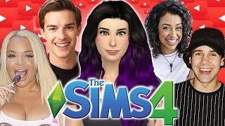 SO MANY YOUTUBERS!! | The Sims 4: YouTuber World