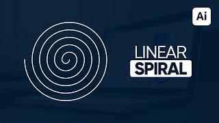 How to Create Linear Spiral in Illustrator | Adobe Illustrator Tutorial // Linear Spiral Tutorial