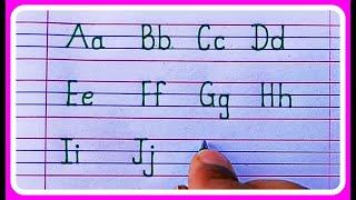 How to write Capital Letters and Small Letters/abcd capital and small letter writing