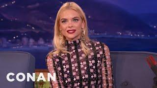 Jaime King Took An Uber To Give Birth | CONAN on TBS