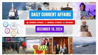 GKToday Current Affairs  18 December, 2024