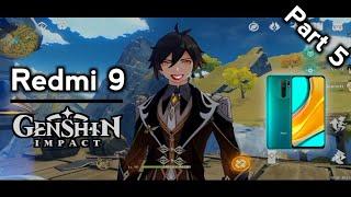 Redmi 9 Genshin Impact Grafik Medium Gameplay | #5