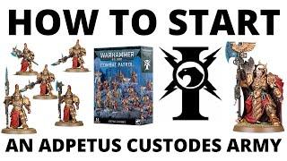 How to Start an Adeptus Custodes Army in Warhammer 40K 10th Edition - Beginner Guide for Starting
