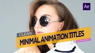 Enam Alamin| Minimal Titles After Effects Free Download