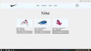 Product cart fly and shake effect using html,css and jquery