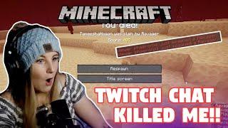 Minecraft, but CHAT controls the game!