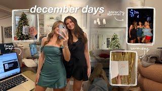 december days in my life | formal & finals prep