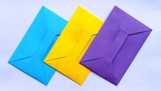 Envelope Making With Paper [Without Glue Tape And Scissors] At Home | Letter Folding Origami Ideas