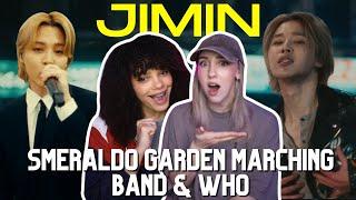 COUPLE REACTS TO 지민 (Jimin) | 'Who' & 'Smeraldo Garden Marching Band (feat. Loco)'