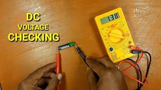 how to test dc voltage with multimeter || check dc voltage || smart electrical