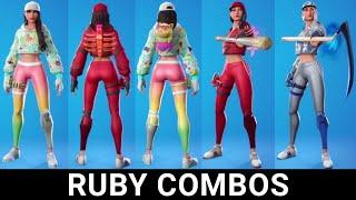 The Best TRYHARD Ruby Skin Combos In Fortnite! (All Edit Styles)