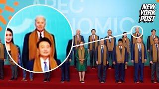 Lame-duck Biden humiliated with back-corner spot in APEC family photo