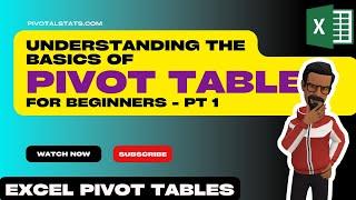 Basics of Pivot Tables for Beginners Part 1 | Excel Pivot Tables
