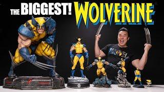 BIGGEST WOLVERINE IN MY COLLECTION!!! Sideshow Berserker Rage Wolverine Statue Review! 1:2 SCALE?!