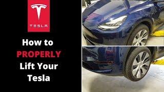How to Properly Lift Your Tesla Model Y, S, X, 3 | How to Use Tesla Pucks to Raise a Tesla
