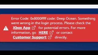 Fix Minecraft Error Code: 0x8000ffff/UNKNOWN Code: Deep Ocean On Windows 11/10 PC