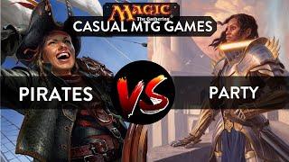 CASUAL MTG GAMEPLAY: Pirate Deck vs Party deck (Quarterfinal 1)