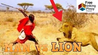 10 NAKAKATAKOT NA ENGKWENTRO ng LION at Tao | Dangerous Moment Lion of Africa