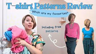 The best T-shirt sewing patterns - a  review - including 4 free patterns