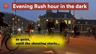 Utrecht Winter Evening Rush hour