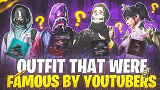 MOST RARE OUTFIT THAT WERE FAMOUS BY YOUTUBERS?TOP 8 MOST RAREST OUTFIT FAMOUS BY BGMI YOUTUBERS