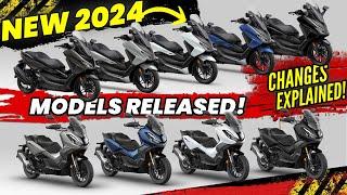 New 2024 Honda Scooters Released: ADV 350 + Forza Model Lineup!