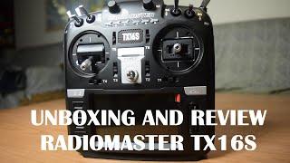 UNBOXING AND REVIEW OF RADIOMASTER TX16S RC CONTROL | RADIOMASTER HALL FIRE COMBO WITH TBS CROSSFIRE