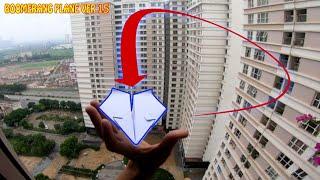 Kağıttan Boomerang Uçak Yapımı v 15  | Bumerang kağıt uçakları yapma | Paper Airplane