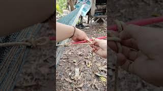 Genius Knot For Camping #practical #knot #ropework#ropetutorial #short