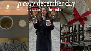 Cosy Christmas Day in London  | winter outfit ideas, gifting wrapping, decorating my new house