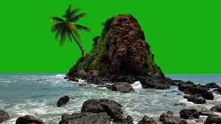 beach sea green screen / mountain green screen effect / ocean green screen video / beach sounds