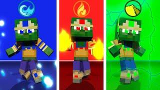 3 New Baby Zombie Brothers - Monster School Minecraft Animation