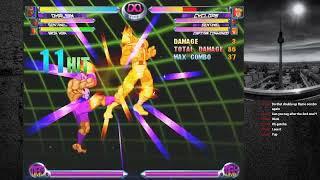 MvC2 Dhalsim double Yoga Blast to relaunch to otg into Yoga Inferno