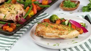 Sheet Pan Garlic Herb Chicken with Veggies