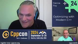 Interview With Patrice Roy (Optimizing with Modern C++) - CppCon 2024