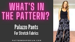 What's In The Pattern | Palazzo Pants Sewing Pattern