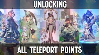 Unlocking all Teleport Points (Part 1) | Genshin Impact