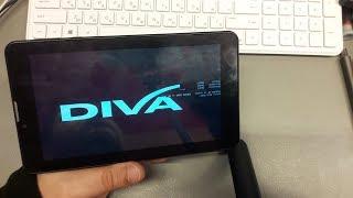 How to hard reset Tablet Diva QC-704GA.Unlock pin,pattern,password lock.